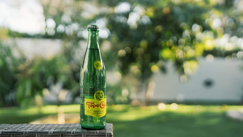 San Pellegrino sparkling water at anthony's